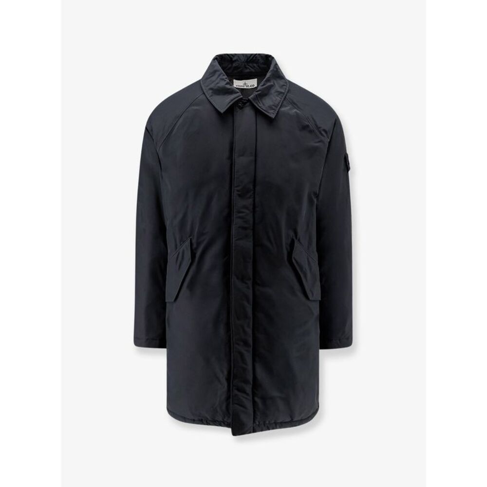 Stone Island Men Micro Reps Padded Long Jacket